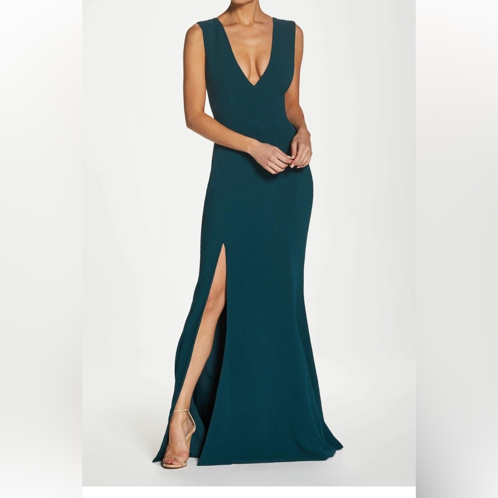 Dress the Population Sandra Gown with Slit Size Large